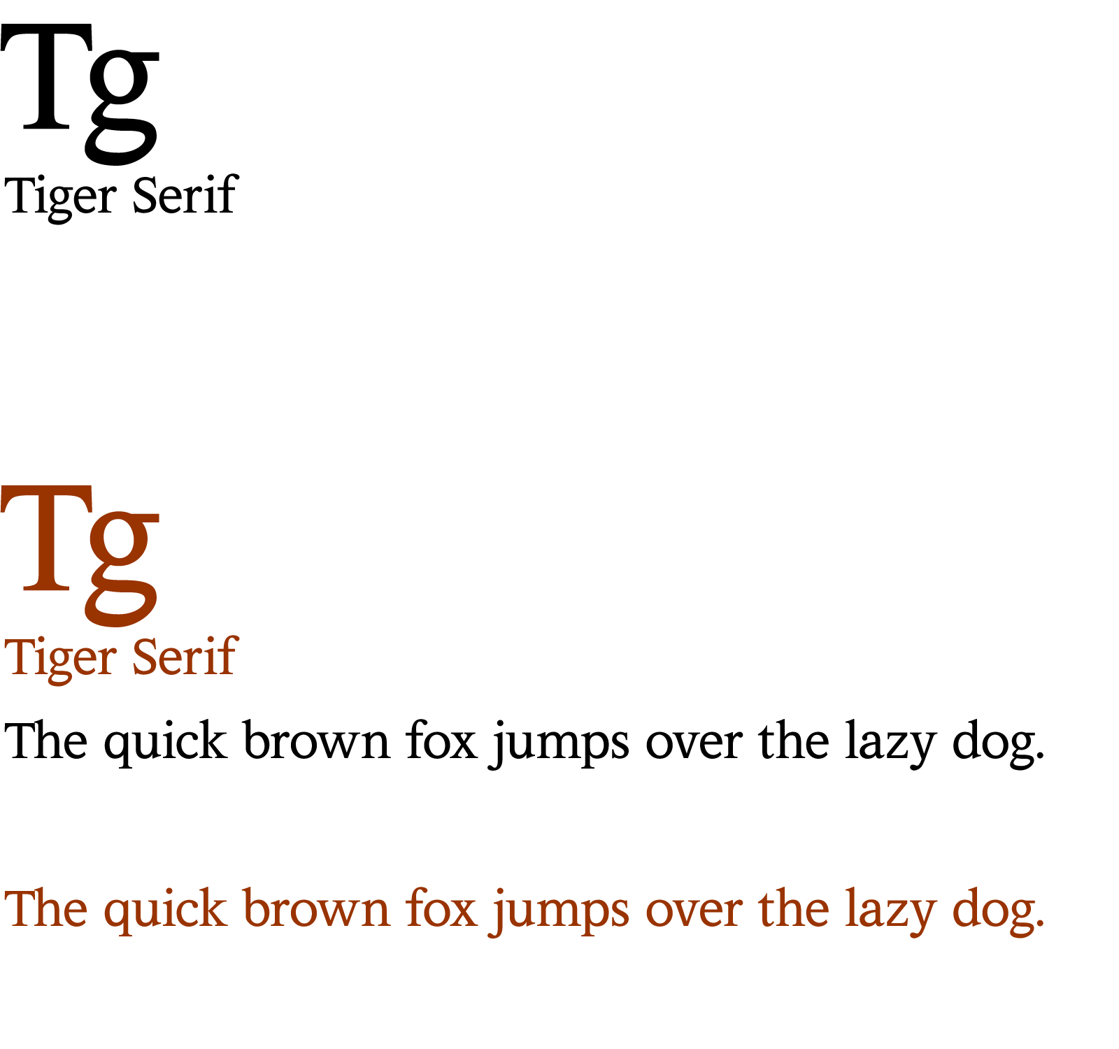 Tiger Serif